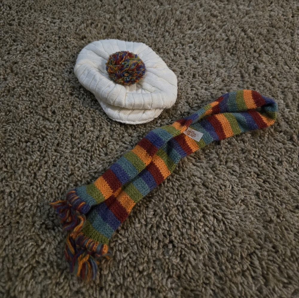 American girl cap and scarf set